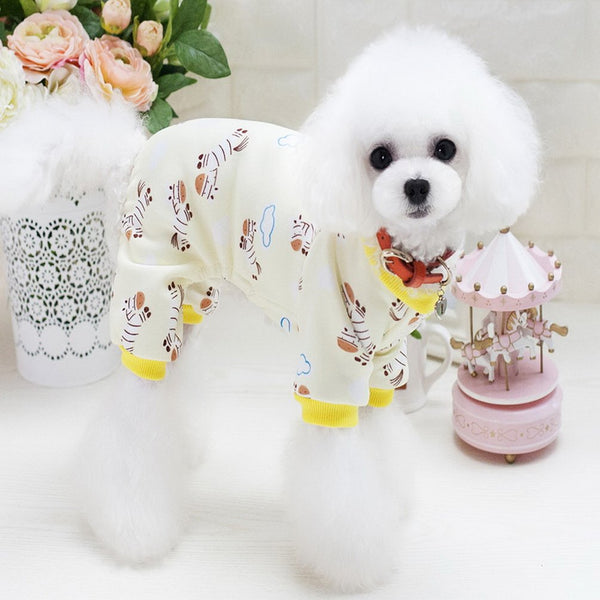 Cute unicorn dog pyjamas for small medium and large dogs