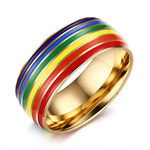Unicorn Rainbow Coloured Ring