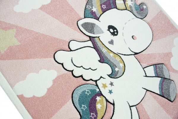 Unicorn clouds and stars RUG