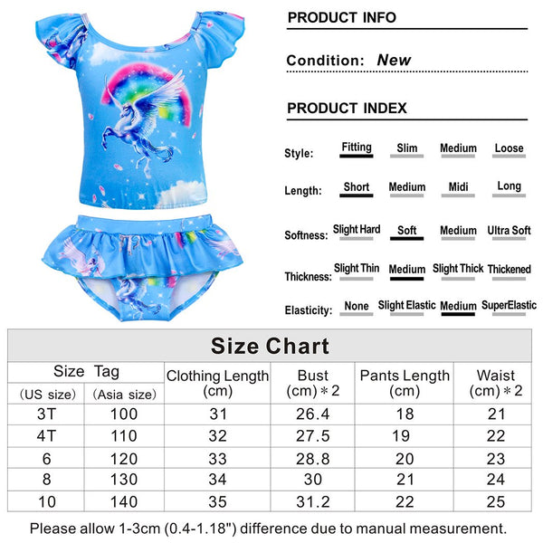 blue unicorn swimsuit