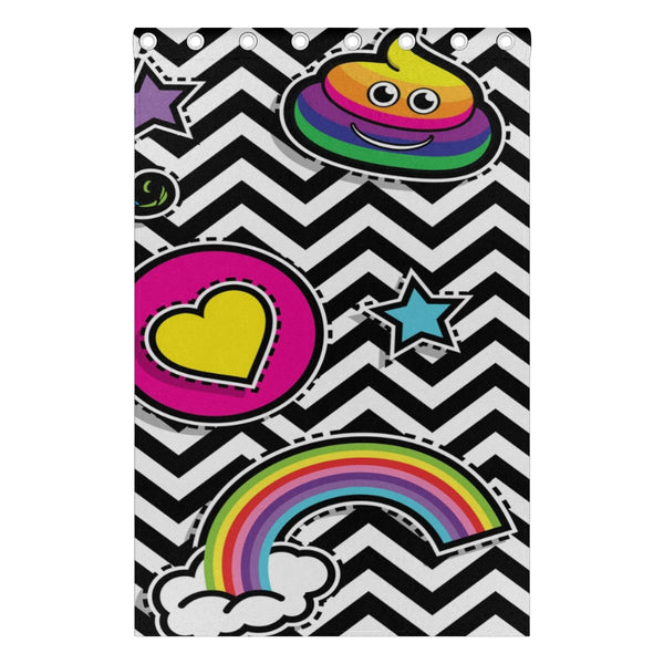 Pop Art Unicorn Rainbow Thermal Blackout Curtains