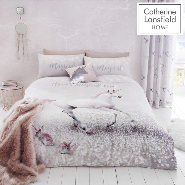 Unicorn Curtains and Matching Bed Set