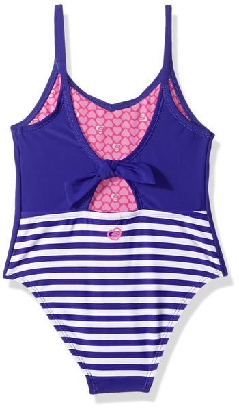 1-Piece Swimming Costume Navy unicorn reverse