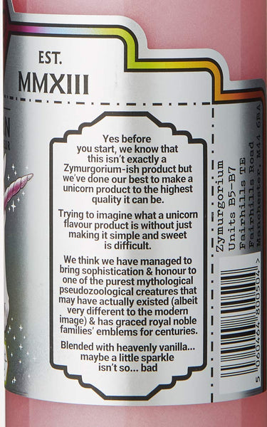 Zymurgorium Unicorn Gin Bottle 50CL