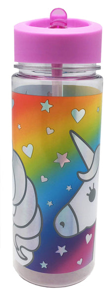 kids water bottle unicorn themed