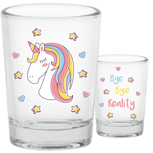 Unicorn shot glass