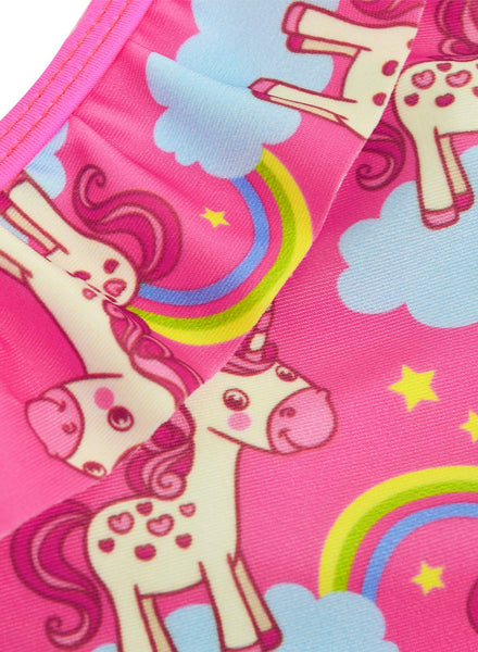 fashionable unicorn swimming costume one shoulder