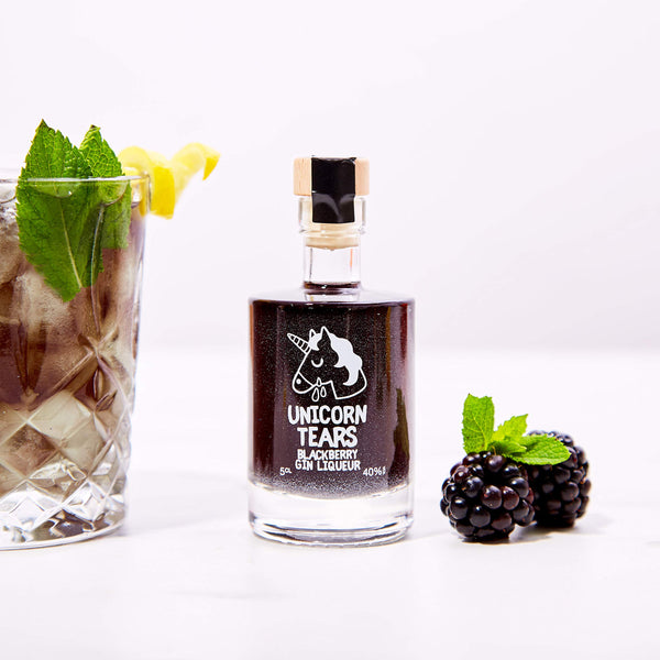 Unicorn Tears Gin - Blackberry Flavour (Miniature) Gift