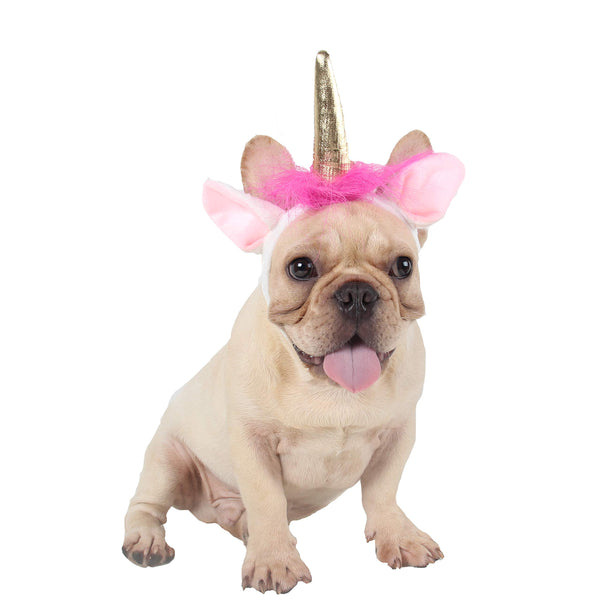 Unicorn Tiara Alice Band Head Band For Dogs