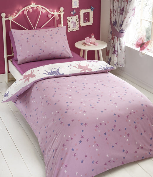 short unicorn curtains