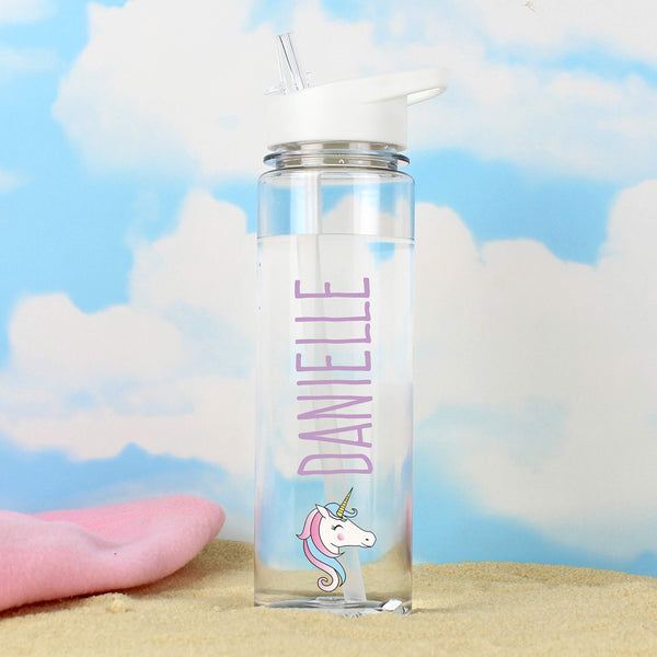 Alyssa's Gifts Personalised Island Water Bottle - Unicorn