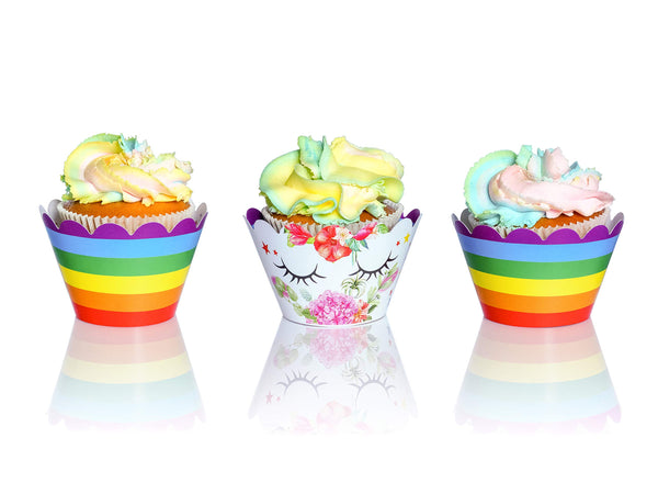 Magical Unicorn Cupcake Decorations Eco Friendly