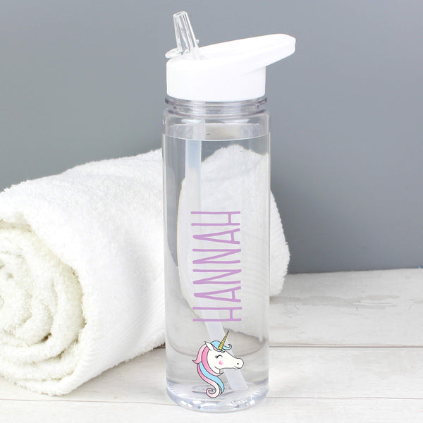 Alyssa's Gifts Personalised Island Water Bottle - Unicorn