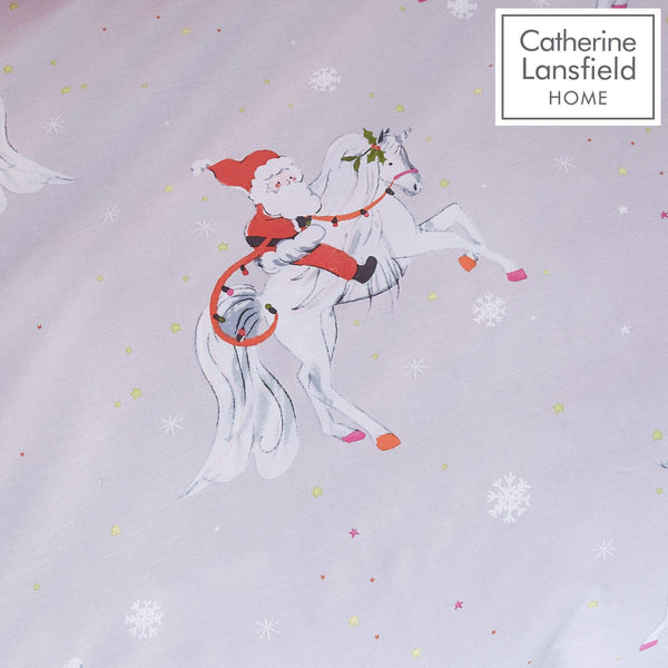 christmas unicorn duvet set