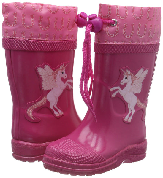 Unicorn wellington boots 