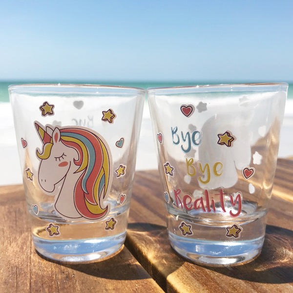 Unicorn shot glass