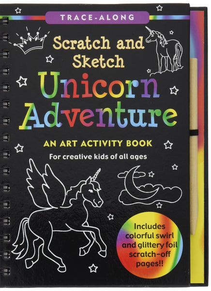 Unicorn Scratch and Sketch - Activity Book for Kids