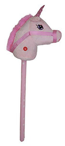 Pink Unicorn Hobby Horse | For Girls | 26 Inch