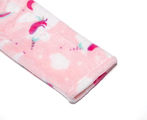 Pink Fleecy Unicorn Dressing Gown 