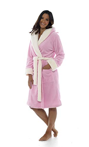 Ladies Unicorn Hooded Dressing Gown | Bathrobe | Pink | Various Sizes  All  Things Unicorn