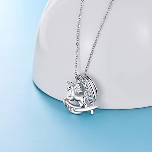 Pretty Unicorn Necklace For Women & Girls 