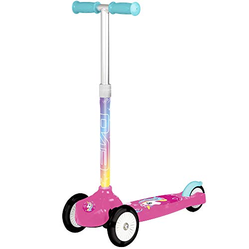 Evo | Unicorn Light Up Move N Groove Scooter | For Kids | Multi-Coloured 