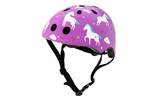 Purple safety bike, scooter helmet