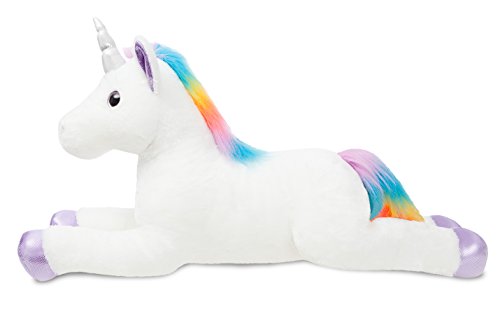 Rainbow Unicorn Soft Toy Plush | 27 Inch