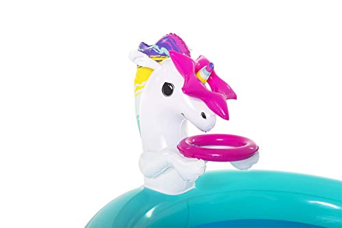 Bestway | Magic Unicorn Paddling Pool With Slide | 274 x 198 x 137 cm 