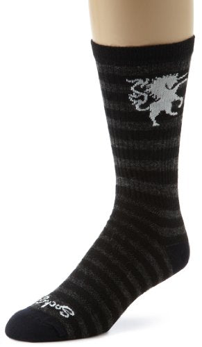 Sockguy Crew Technical Socks - Wool Medieval Unicorn, Small/Medium/8-Inch