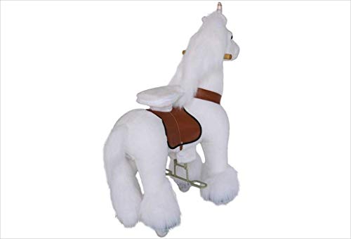 Ponycycle Unicorn Toy Ride on Pony Unicorn - Size Medium 