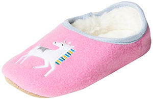 Joules | Unicorn Slipper & Soft Toy Gift Set | Pink | Child