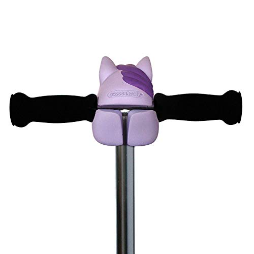 Scootaheadz. Perfect For Christmas Lovely Lola Kids Girls Fun Scooter Bike T-Bar Handlebar Head Character Purple Pony