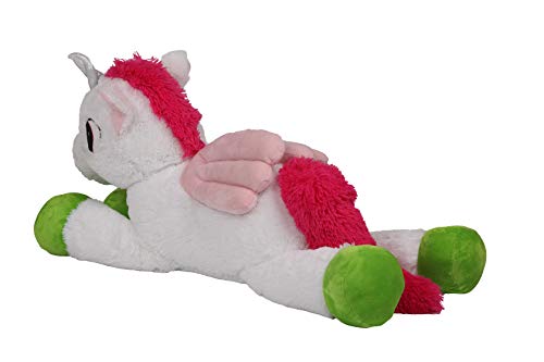 Large Multicoloured Unicorn Soft Toy Plush 