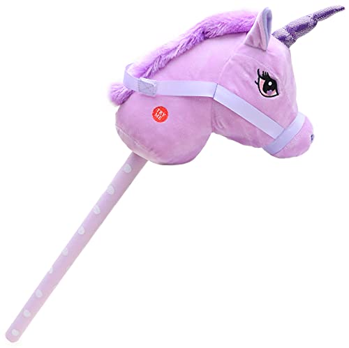 Toyland® Unicorn Hobby Horse | 26 Inch | Purple 