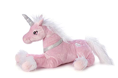 Pink & White Unicorn Plush 