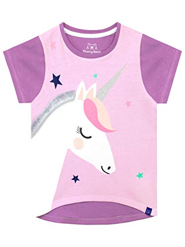 Girls Unicorn T-Shirt Purple | Harry Bear