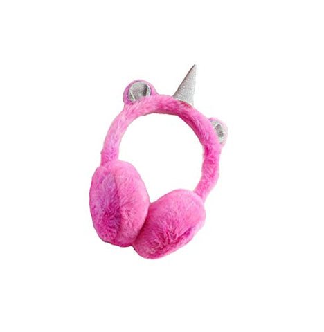 Pink Unicorn Ear Muffs For Girls With Unicorn Horn