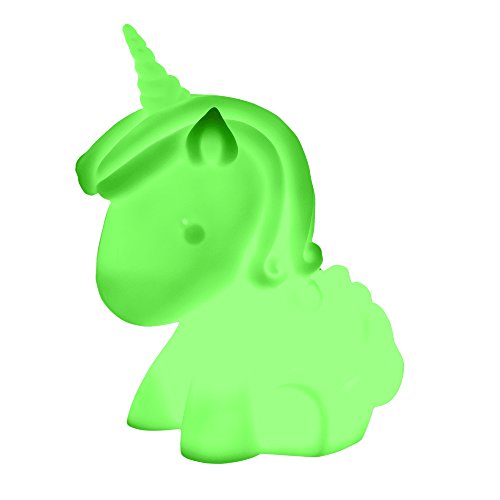 Fizz Creations Unicorn Mood Night Light - Green