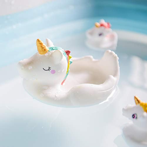 Cute Unicorn Bath Toy | 4 Pack 