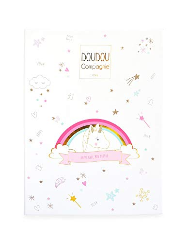 Unicorn Soft Toy 22 cm - Doudou et Compagnie - Baby Shower Gift