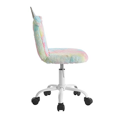 Heritage Kids | Kids Computer Desk Chair | Unicorn Rainbow Style 