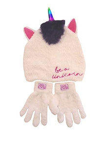 Unicorn Hat & Gloves Set | Girls | One Size | Unicorn Squad