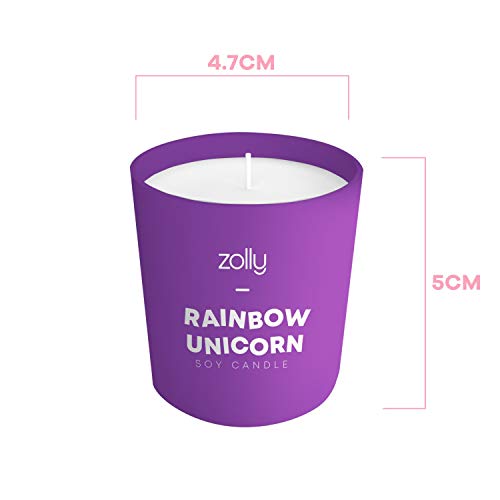 Zolly Rainbow Unicorn | Soy Wax Candle 