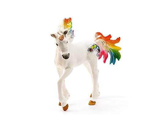 Pretty Rainbow Unicorn Figurine Ornament 