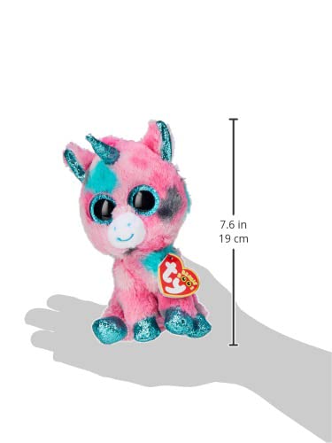 Cute Pink & Blue TY Unicorn Soft Toy Plush 
