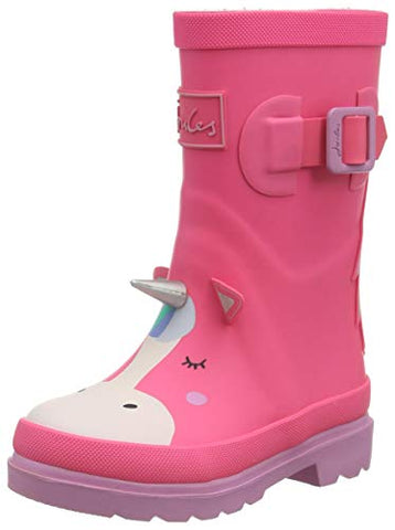  Baby Girls Welly Boot | Pink Unicorn | Joules