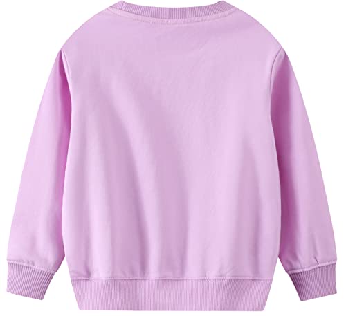 Girls Unicorn & Santa Sweatshirt | Pink