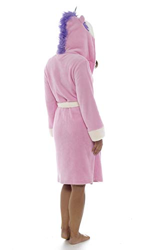 Keanu Ladies Unicorn 3D Hooded Gown Pink -LN273K-12-14