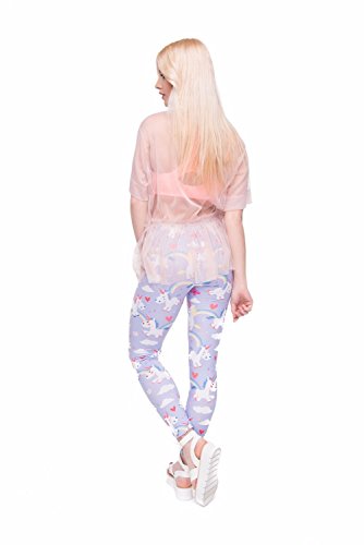 Lilac Unicorn Women's Leggings For Yoga